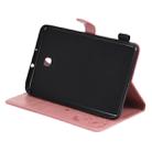 For Samsung Galaxy Tab A8.0 (2018) T387 Cat Bee Embossing Pattern Shockproof Table PC Protective Horizontal Flip Leather Case with Holder & Card Slots & Wallet & Pen Slot(Pink) - 6