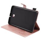 For Samsung Galaxy Tab A8.0 (2018) T387 Cat Bee Embossing Pattern Shockproof Table PC Protective Horizontal Flip Leather Case with Holder & Card Slots & Wallet & Pen Slot(Rose Gold) - 6