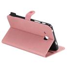 For Samsung Galaxy Tab A7.0 (2016) T280 Cat Bee Embossing Pattern Shockproof Table PC Protective Horizontal Flip Leather Case with Holder & Card Slots & Wallet & Pen Slot & Wake-up / Sleep Function(Pink) - 5