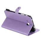For Samsung Galaxy Tab A7.0 (2016) T280 Cat Bee Embossing Pattern Shockproof Table PC Protective Horizontal Flip Leather Case with Holder & Card Slots & Wallet & Pen Slot & Wake-up / Sleep Function(Purple) - 5