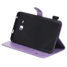 For Samsung Galaxy Tab A7.0 (2016) T280 Cat Bee Embossing Pattern Shockproof Table PC Protective Horizontal Flip Leather Case with Holder & Card Slots & Wallet & Pen Slot & Wake-up / Sleep Function(Purple) - 6