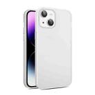 For iPhone 14 Eagle Eye CD Texture Lens Skin Feel Matte Phone Case(Matte White) - 1