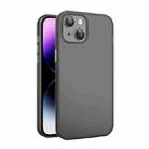 For iPhone 14 Plus Eagle Eye CD Texture Lens Skin Feel Matte Phone Case(Black) - 1