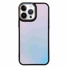 For iPhone 14 Gradient Laser TPU Phone Case(Black) - 1