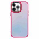 For iPhone 14 Pro Gradient Laser TPU Phone Case(Red) - 1