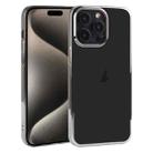 For iPhone 15 Pro Mutural Jiantou Series Electroplating Phone Case(Grey) - 1