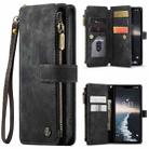 For iPhone 15 CaseMe C30 Multifunctional Leather Phone Case(Black) - 1