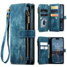 For iPhone 15 Pro Max CaseMe C30 Multifunctional Leather Phone Case(Blue) - 1