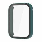 For Xiaomi Mi Band 8 Pro PC + Tempered Film Integrated Watch Protective Case(Dark Green) - 1