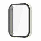 For Xiaomi Mi Band 8 Pro PC + Tempered Film Integrated Watch Protective Case(Ivory White) - 1