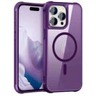 For iPhone 15 Pro MagSafe Magnetic Phone Case(Purple) - 1