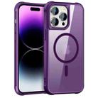 For iPhone 14 Pro Max MagSafe Magnetic Phone Case(Purple) - 1