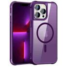 For iPhone 13 Pro Max / 12 Pro Max MagSafe Magnetic Phone Case(Purple) - 1