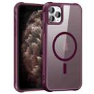 For iPhone 11 Pro Max MagSafe Magnetic Phone Case(Wine Red) - 1