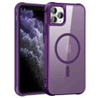 For iPhone 11 Pro Max MagSafe Magnetic Phone Case(Purple) - 1