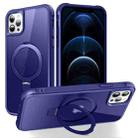 For iPhone 13 Pro Max / 12 Pro Max MagSafe Magnetic Holder Phone Case(Klein Blue) - 1