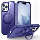 For iPhone 15 Pro Max MagSafe Magnetic Rotating Holder Phone Case(Klein Blue) - 1