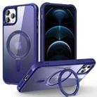 For iPhone 13 Pro Max / 12 Pro Max MagSafe Magnetic Rotating Holder Phone Case(Klein Blue) - 1