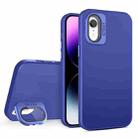For iPhone XR Skin Feel Lens Holder PC + TPU Phone Case(Dark Purple) - 1