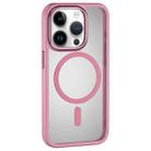 For iPhone 15 Pro Max MOMAX Magsafe Magnetic PC + TPU + Metal Phone Case(Pink) - 1