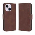 For iPhone 16 Pro Skin Feel Calf Texture Card Slots Leather Phone Case(Brown) - 2