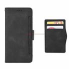 For iPhone 16 Plus Skin Feel Calf Texture Card Slots Leather Phone Case(Black) - 3