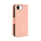 For iPhone 16e Skin Feel Calf Texture Card Slots Leather Phone Case(Pink) - 3