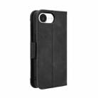 For iPhone 16e Skin Feel Calf Texture Card Slots Leather Phone Case(Black) - 3