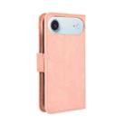 For iPhone Air Skin Feel Calf Texture Card Slots Leather Phone Case(Pink) - 3