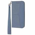 For iPhone 16 Pro Max Woven Texture Stitching Magnetic Leather Phone Case(Grey) - 2