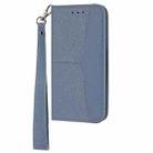 For iPhone 16 Woven Texture Stitching Magnetic Leather Phone Case(Grey) - 2