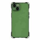 For iPhone 15 Four-corner Shockproof TPU Phone Case(Green) - 1