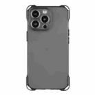 For iPhone 15 Pro Four-corner Shockproof TPU Phone Case(Black) - 1