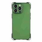 For iPhone 15 Pro Max Four-corner Shockproof TPU Phone Case(Green) - 1