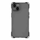 For iPhone 14 Plus Four-corner Shockproof TPU Phone Case(Black) - 1