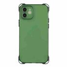 For iPhone 12 Four-corner Shockproof TPU Phone Case(Green) - 1