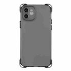 For iPhone 12 Four-corner Shockproof TPU Phone Case(Black) - 1