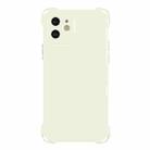 For iPhone 12 Four-corner Shockproof TPU Phone Case(White) - 1