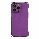 For iPhone 12 Pro Max Four-corner Shockproof TPU Phone Case(Purple) - 1