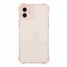 For iPhone 11 Four-corner Shockproof TPU Phone Case(Pink) - 1