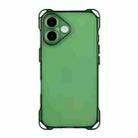 For iPhone 16 Plus Four-corner Shockproof TPU Phone Case(Green) - 1