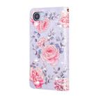 For iPhone 16e Bronzing Painting RFID Leather Case(Pastoral Rose) - 3