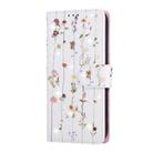 For iPhone 16e Bronzing Painting RFID Leather Case(Dreid Flower World) - 2