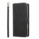 For iPhone 17 Air 9 Card Slots Zipper Wallet Bag Leather Phone Case(Black) - 2