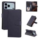 For iPhone 17 Pro Max 3-Card Slots Multifunctional Leather Phone Case(Blue) - 1