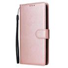 For iPhone 17 3-Card Slots Multifunctional Leather Phone Case(Rose Gold) - 2