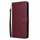 For iPhone 17 3-Card Slots Multifunctional Leather Phone Case(Wine Red) - 2
