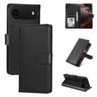 For iPhone 17 Air 3-Card Slots Multifunctional Leather Phone Case(Black) - 1
