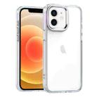 For iPhone 12 / 12 Pro High Translucency Acrylic Phone Case(White) - 1