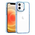 For iPhone 12 / 12 Pro High Translucency Acrylic Phone Case(Blue) - 1